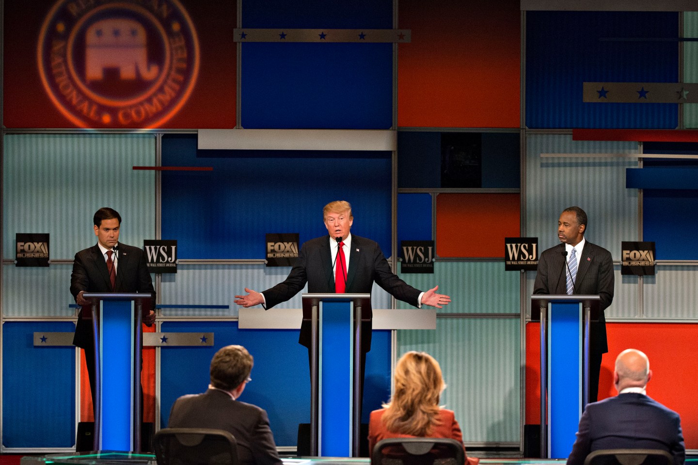 Fox Business And The Wall Street Journal Host Republican Primary Debate
