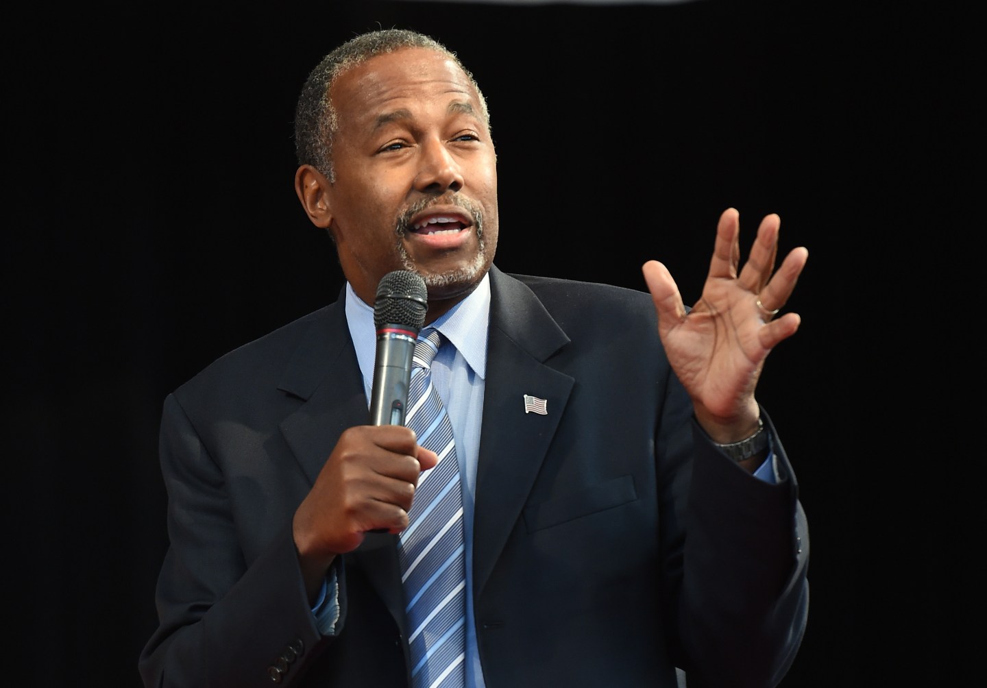 Republican Presidential Candidate Ben Carson Campaigns In Las Vegas Area