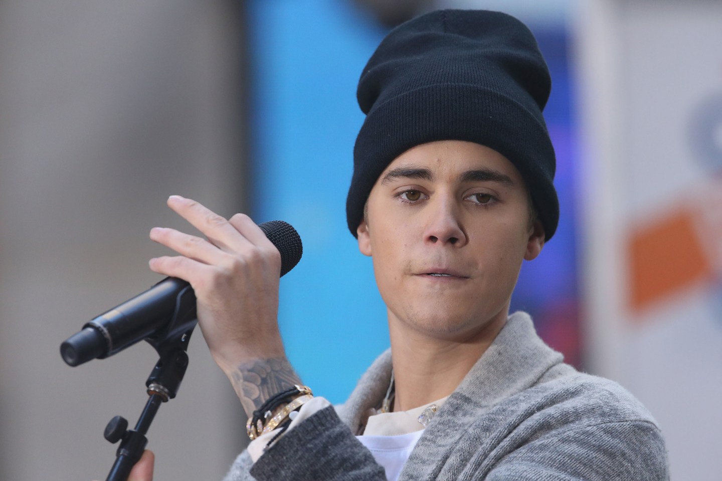 Justin Bieber Performs On NBC's "Today"