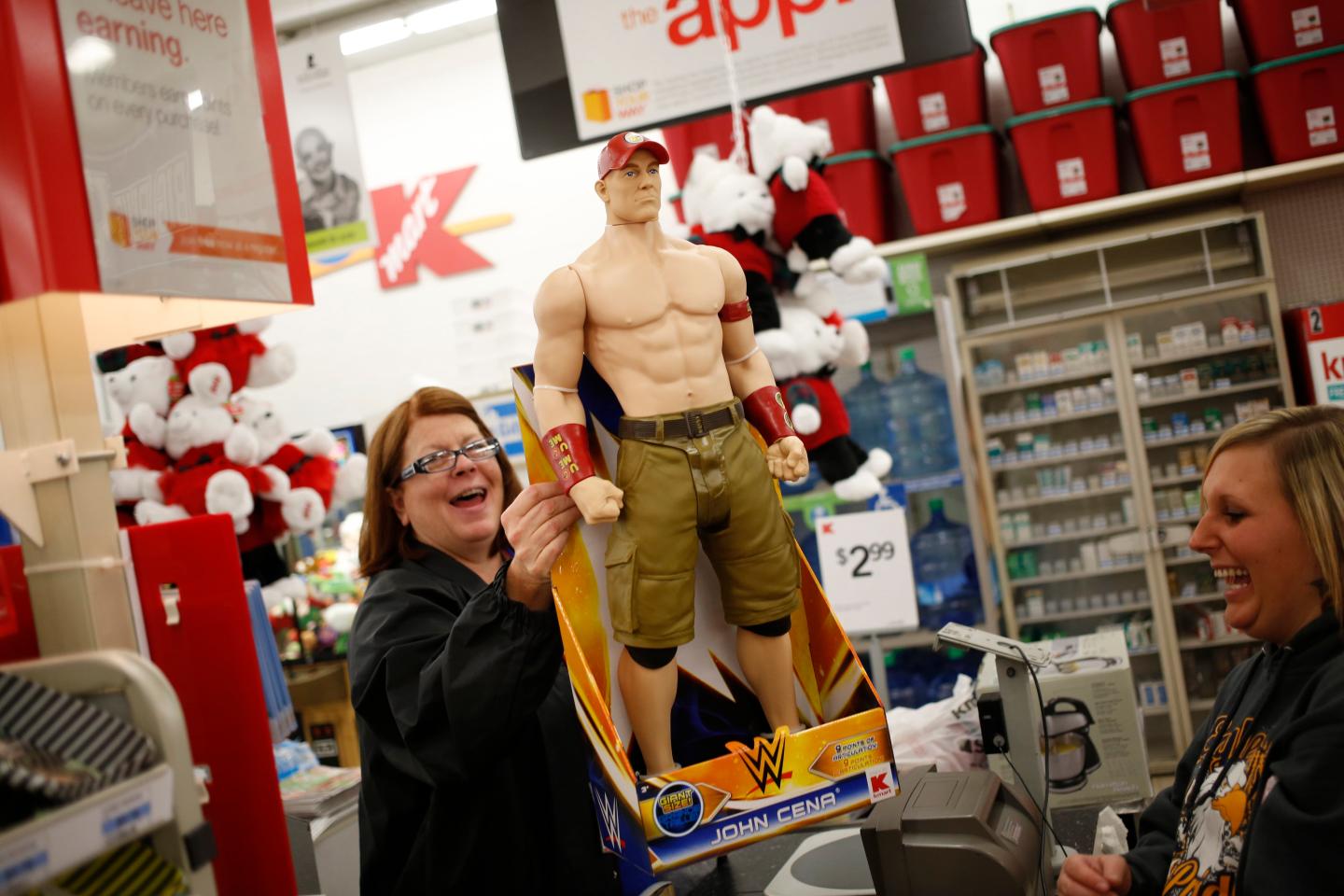 Shoppers Inside A Kmart Store Ahead Of Black Friday Sales