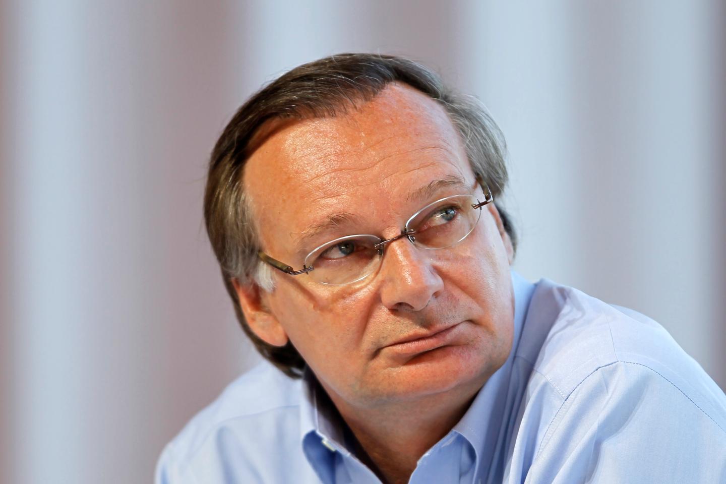 09 Sep 2011, Jouy-en-Josas, France --- Pierre Nanterme, Chief executive of Accenture's Financial Services operating group, attends the French employers' body MEDEF union summer forum on the campus of the HEC School of Management in Jouy-en-Josas, near Paris, September 2, 2011. REUTERS/Charles Platiau (FRANCE - Tags: BUSINESS HEADSHOT ) --- Image by © CHARLES PLATIAU/Reuters/Corbis