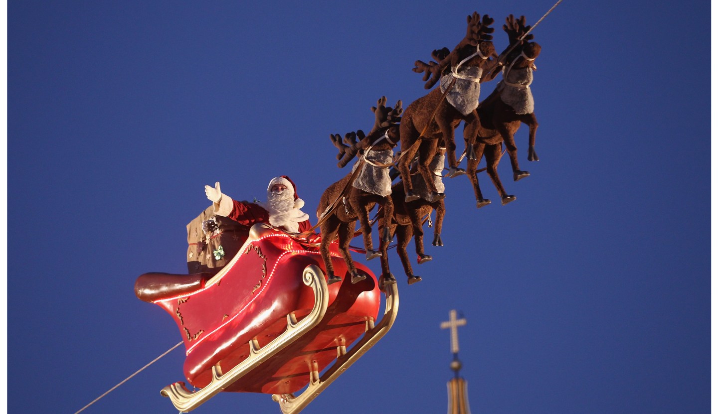 How Much Oil Is Needed to Power Santa’s Sleigh?