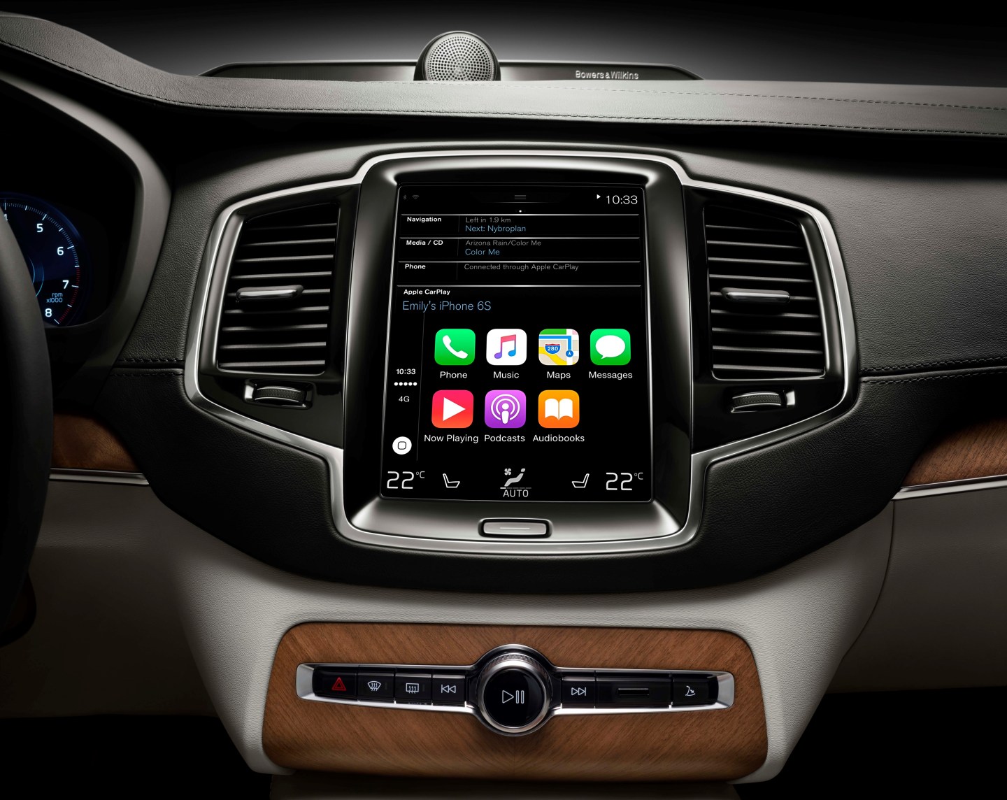 Apple CarPlay in Volvo XC90