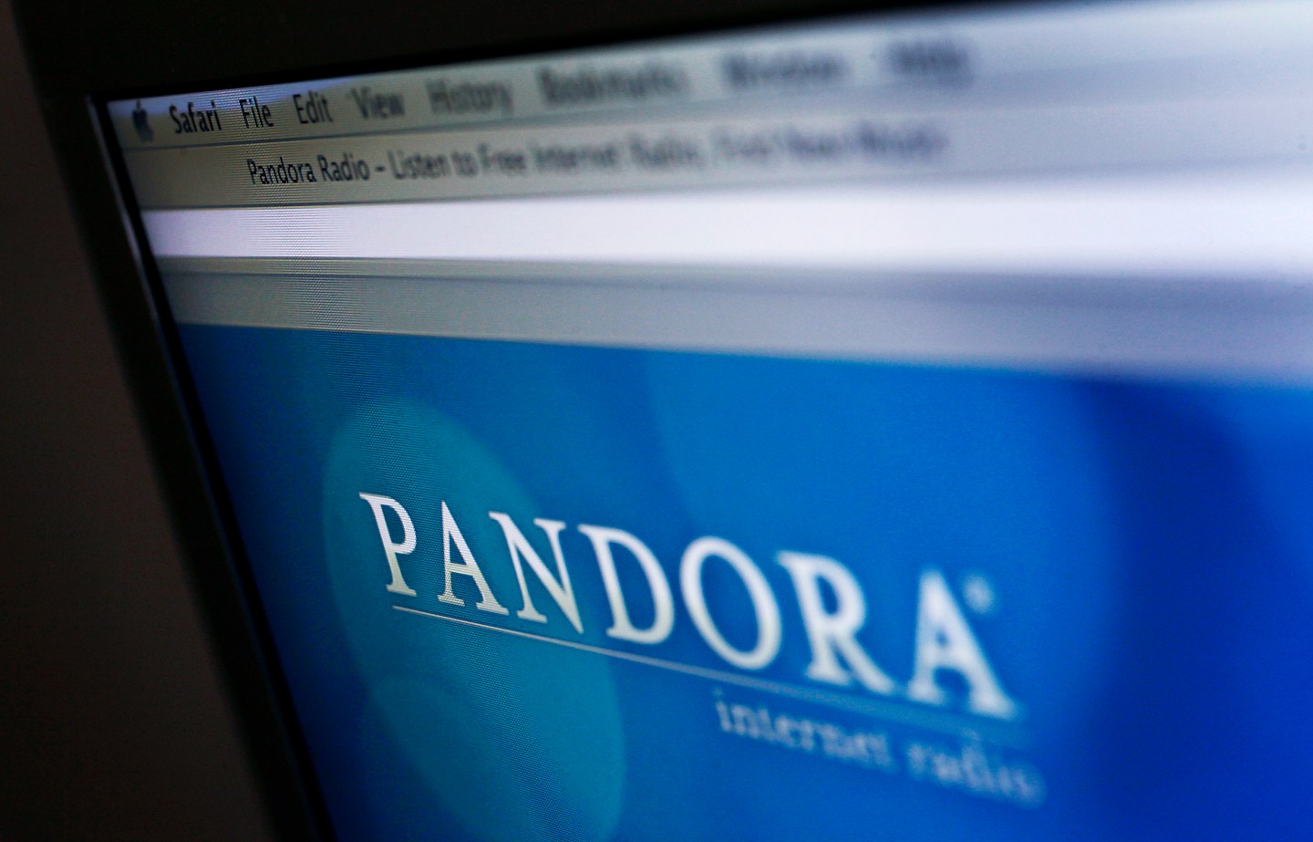 General Views of the Pandora Website Ahead of Earns