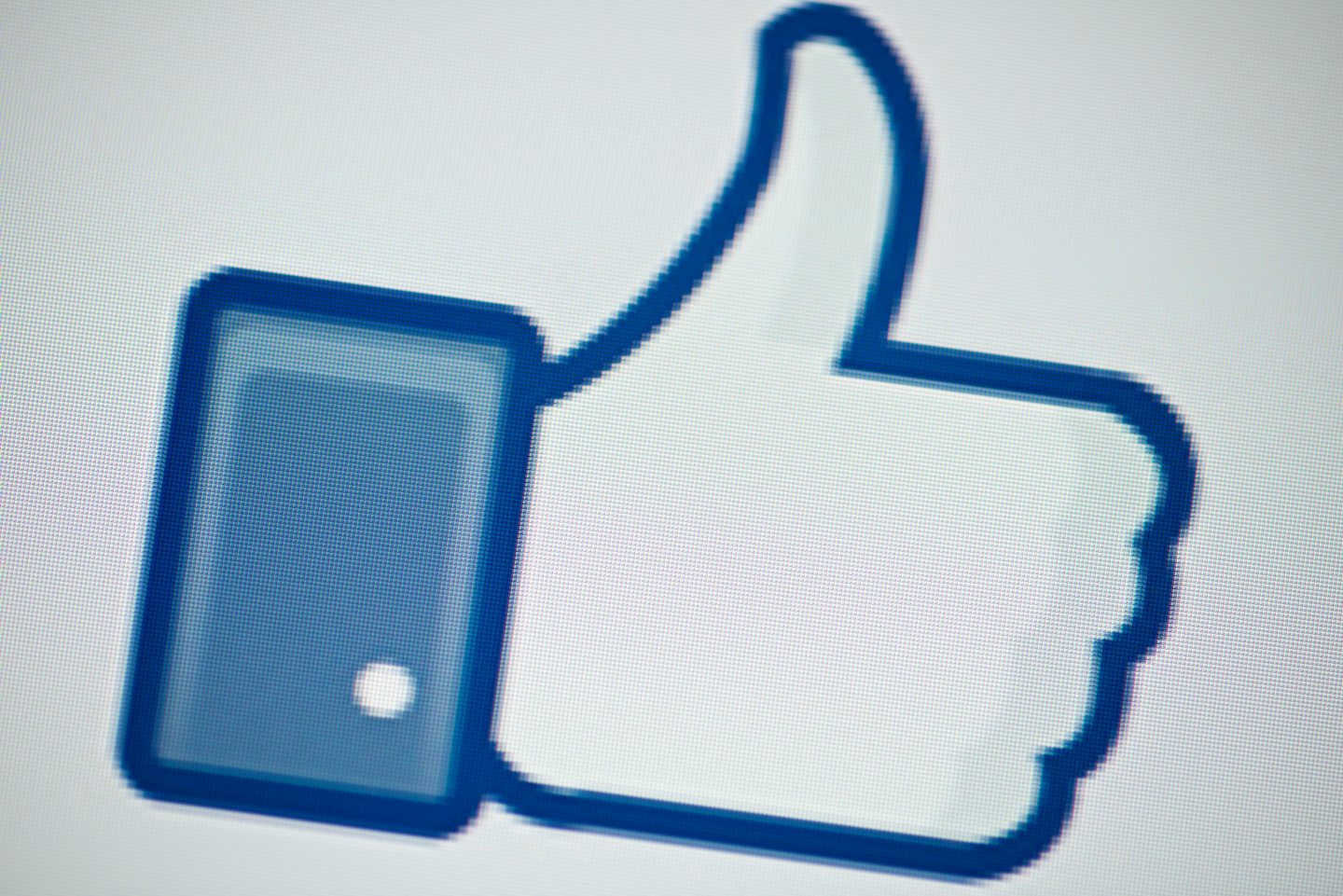 A view of Facebook's "Like" button May 1
