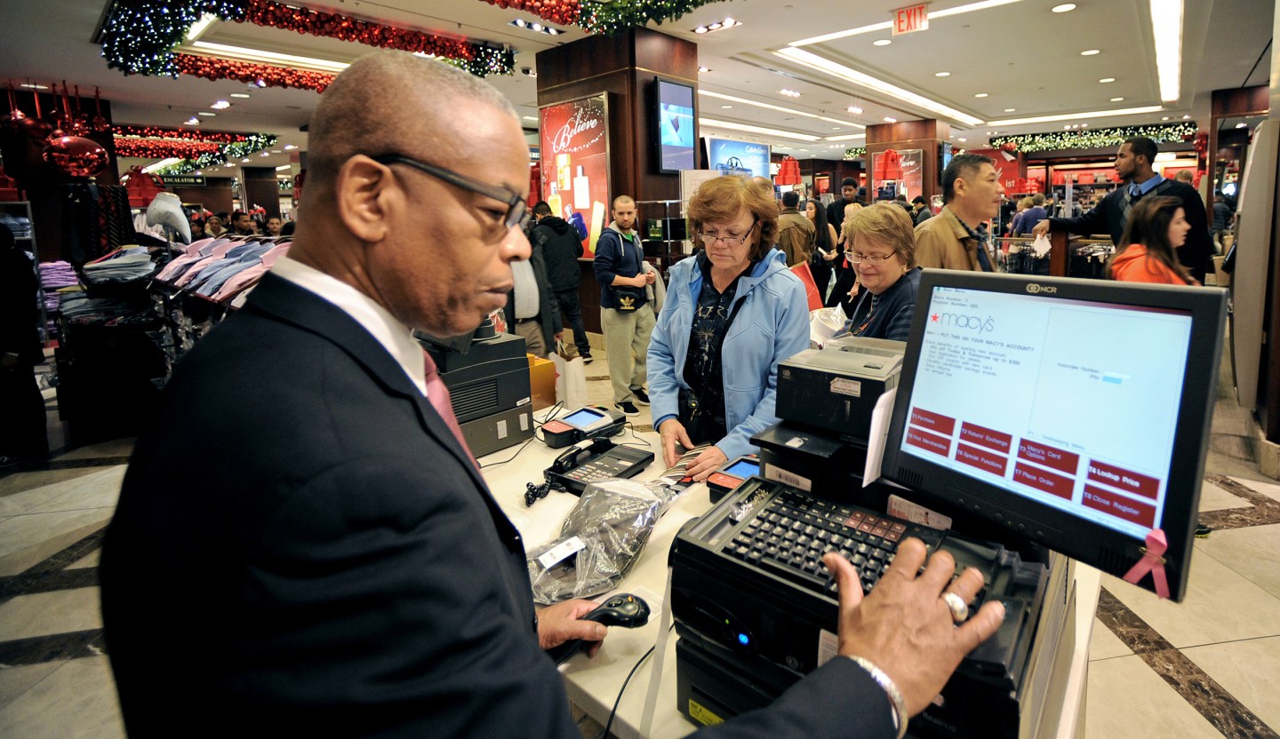 Views Of Early Black Friday Shopping At Macy's