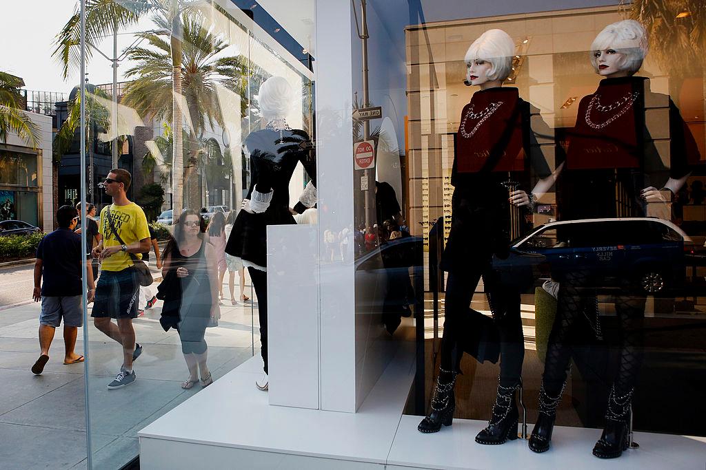 Views Of Rodeo Drive Ahead Of Retail Sales Figures