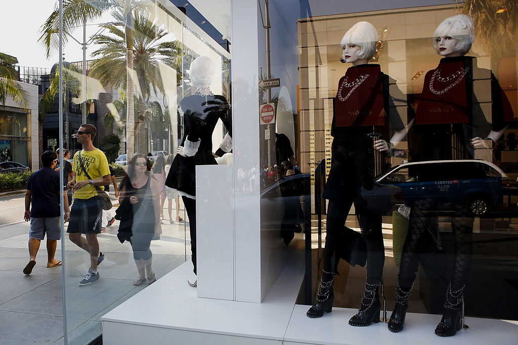 Views Of Rodeo Drive Ahead Of Retail Sales Figures