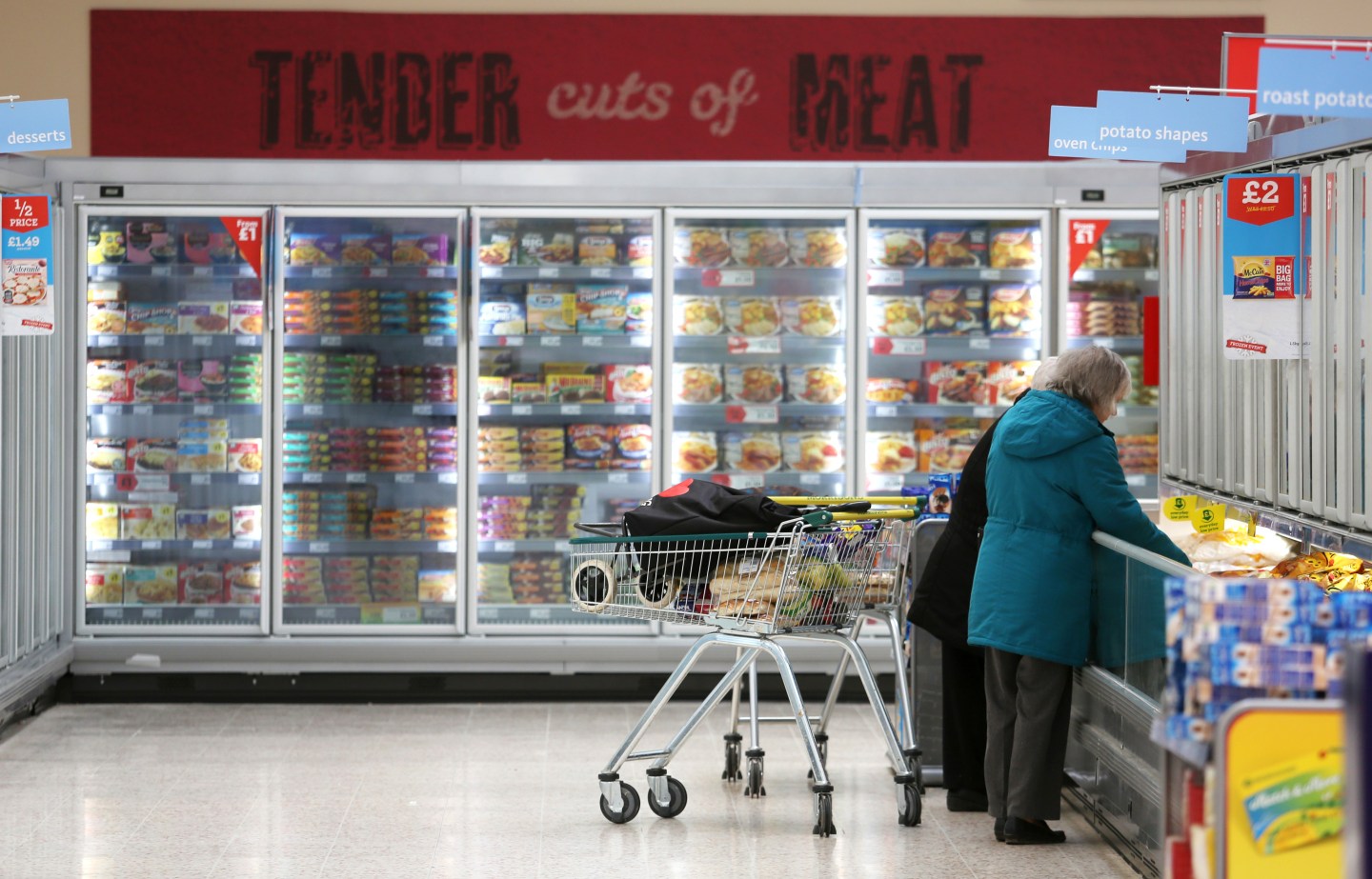 Inside A Morrisons Supermarket Ahead Of Preliminary Results