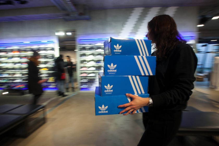 Retail Operations Inside An Adidas AG Store As Sportswear Maker Forecasts Profit