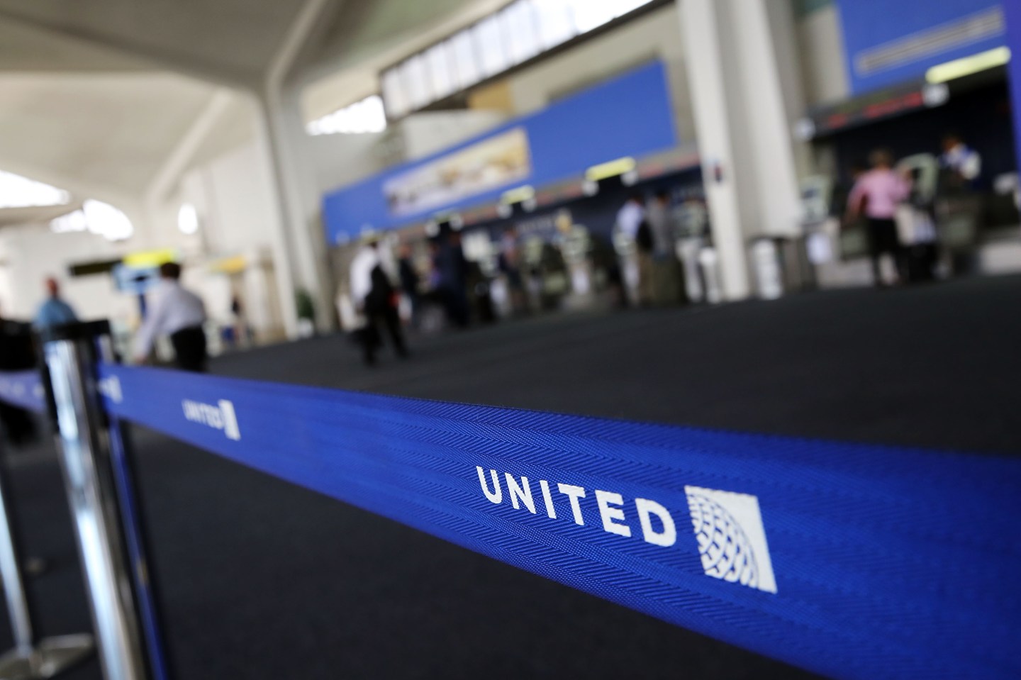 The United Airlines terminal at Newark Liberty Airport.