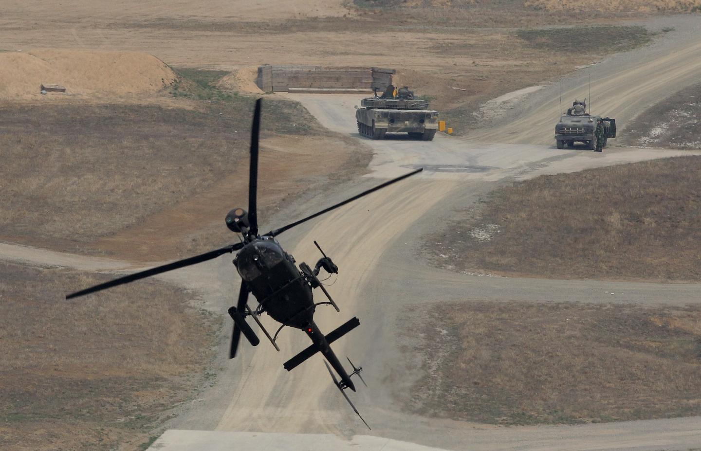 South Korea And U.S. Military Hold Live Fire Exercise