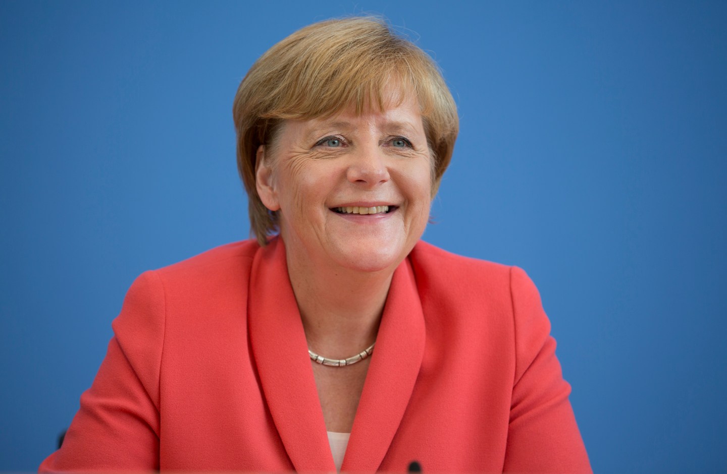German Chancellor Merkel's Annual Press Conference Addresses The Migrant Crisis