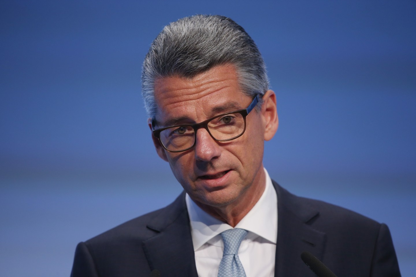 Merkel And Osborne Attend German Industry Gathering