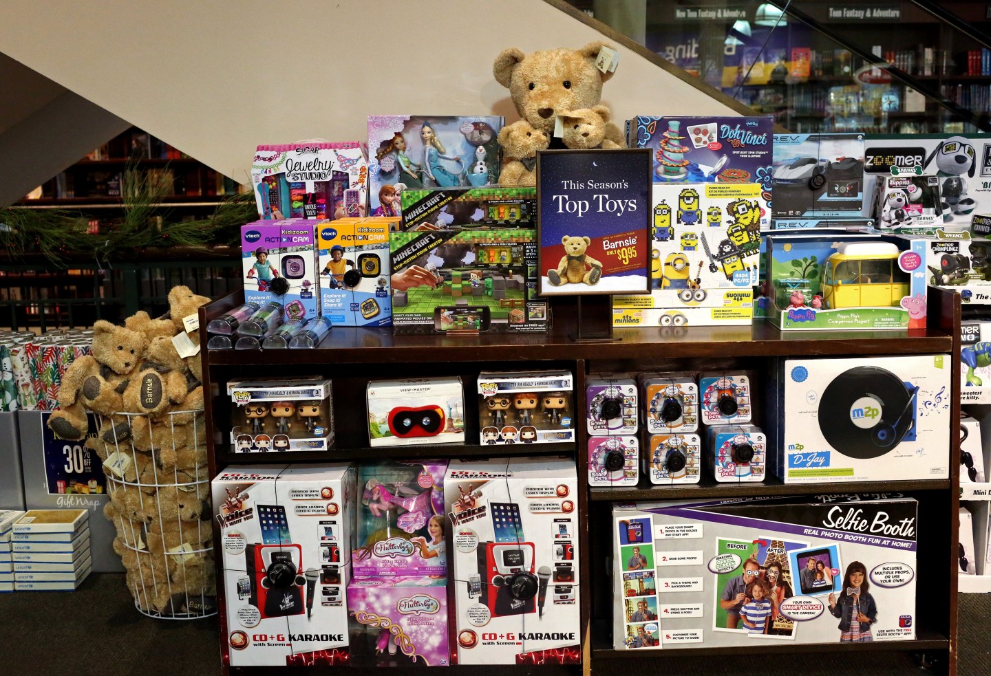 Inside A Barnes &amp; Noble Inc. Location As New CEO Sees Non-Book Items As Key To Holidays