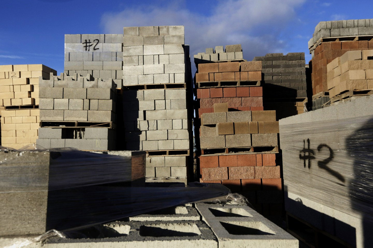 Operations Inside The Cement Products Manufacturing Co. Facility Ahead Of Construction Spending Figures