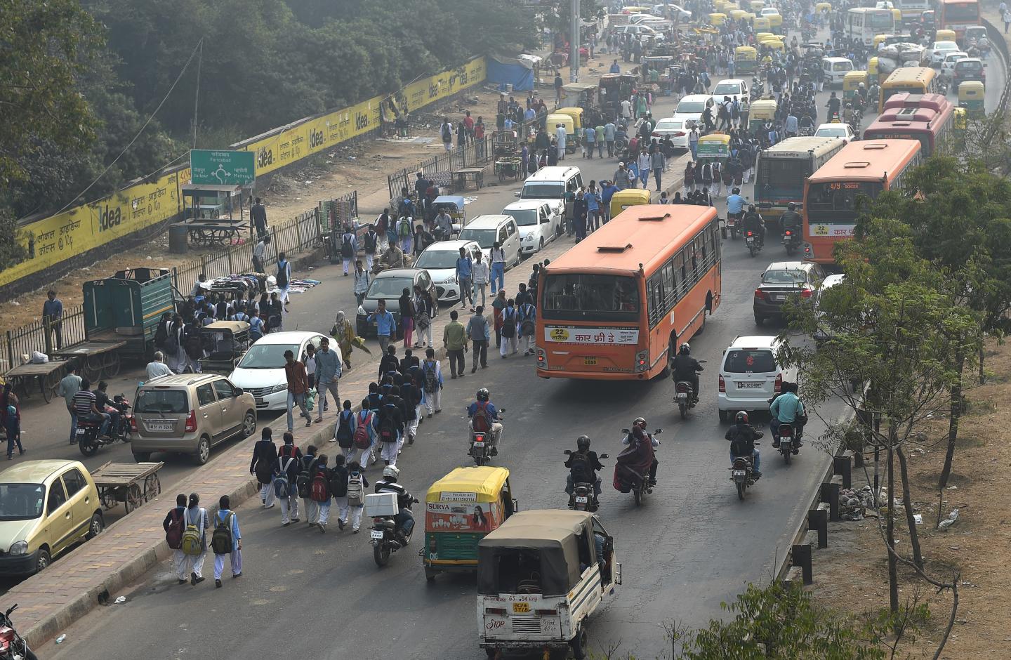 INDIA-POLLUTION-CLIMATE