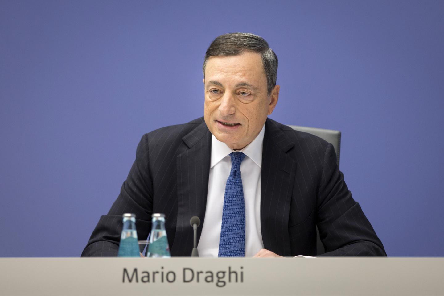 European Central Bank President Mario Draghi Announces Interest Rate Decision