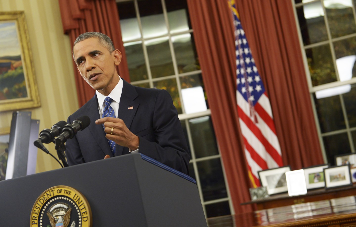 President Obama Addresses The Nation On Terrorism And San Bernardino Attacks