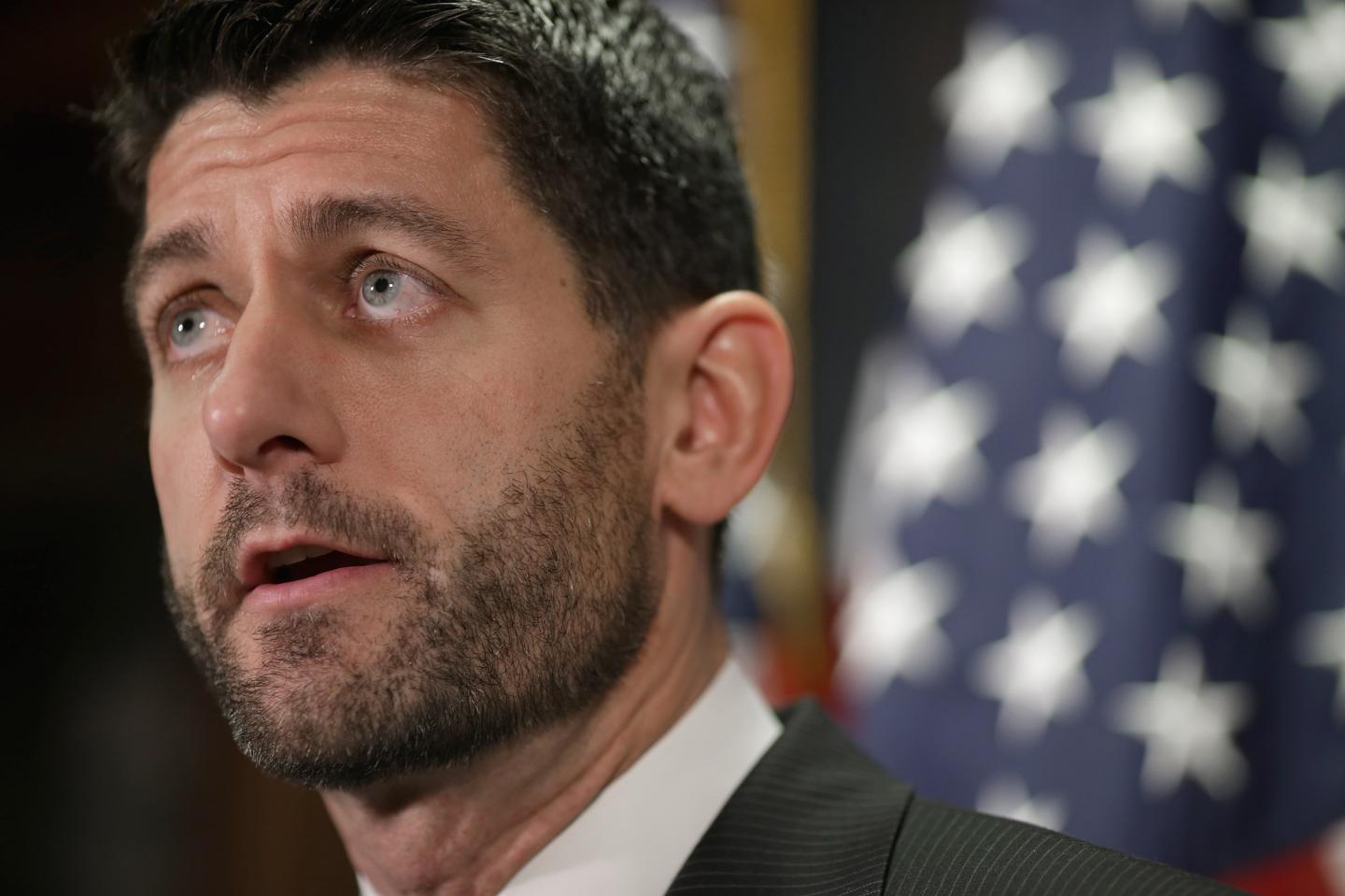 Speaker Ryan And GOP House Leadership Speak To The Media After Party's Conference Meeting