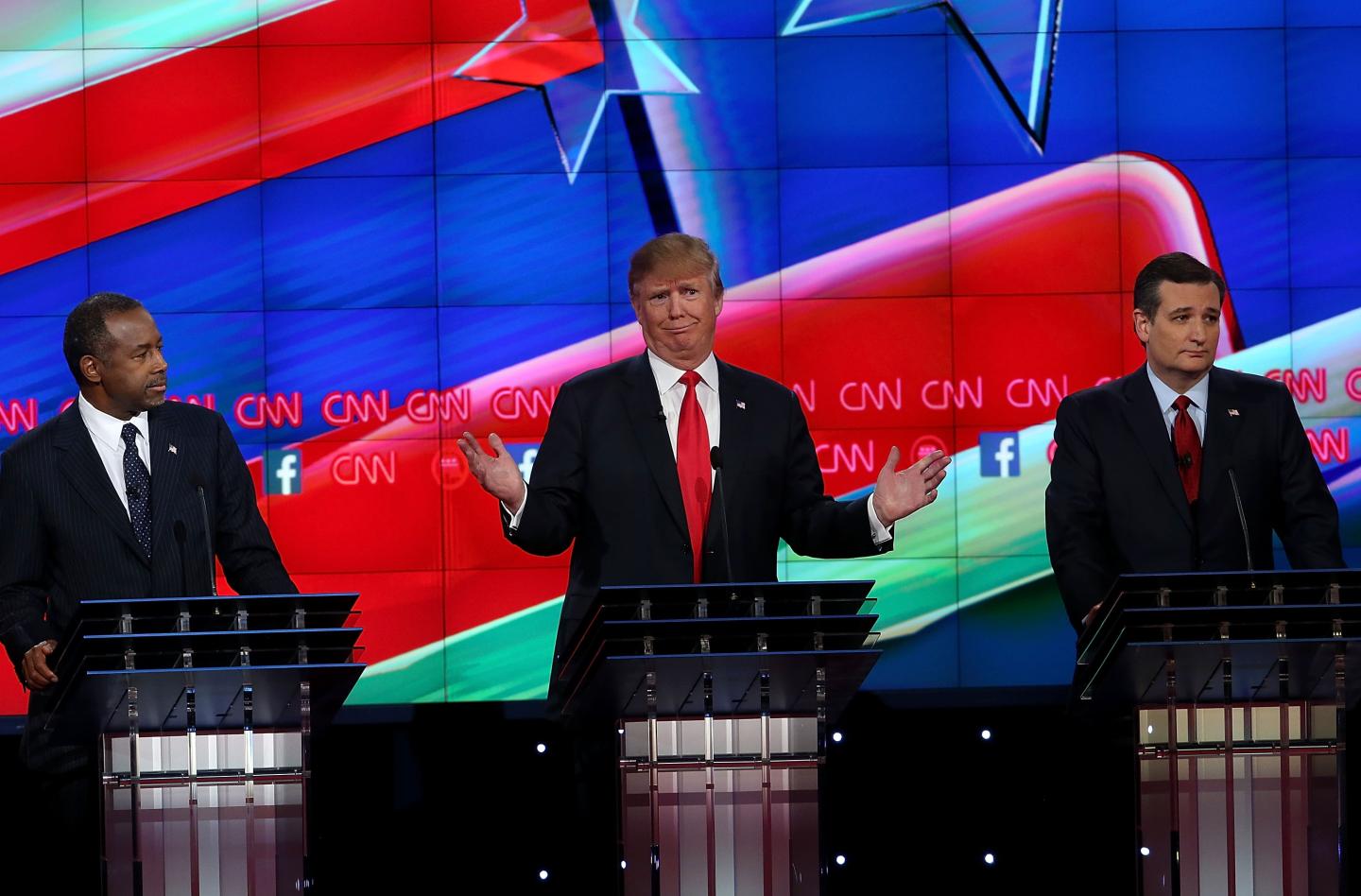 GOP Presidential Candidates Debate In Las Vegas