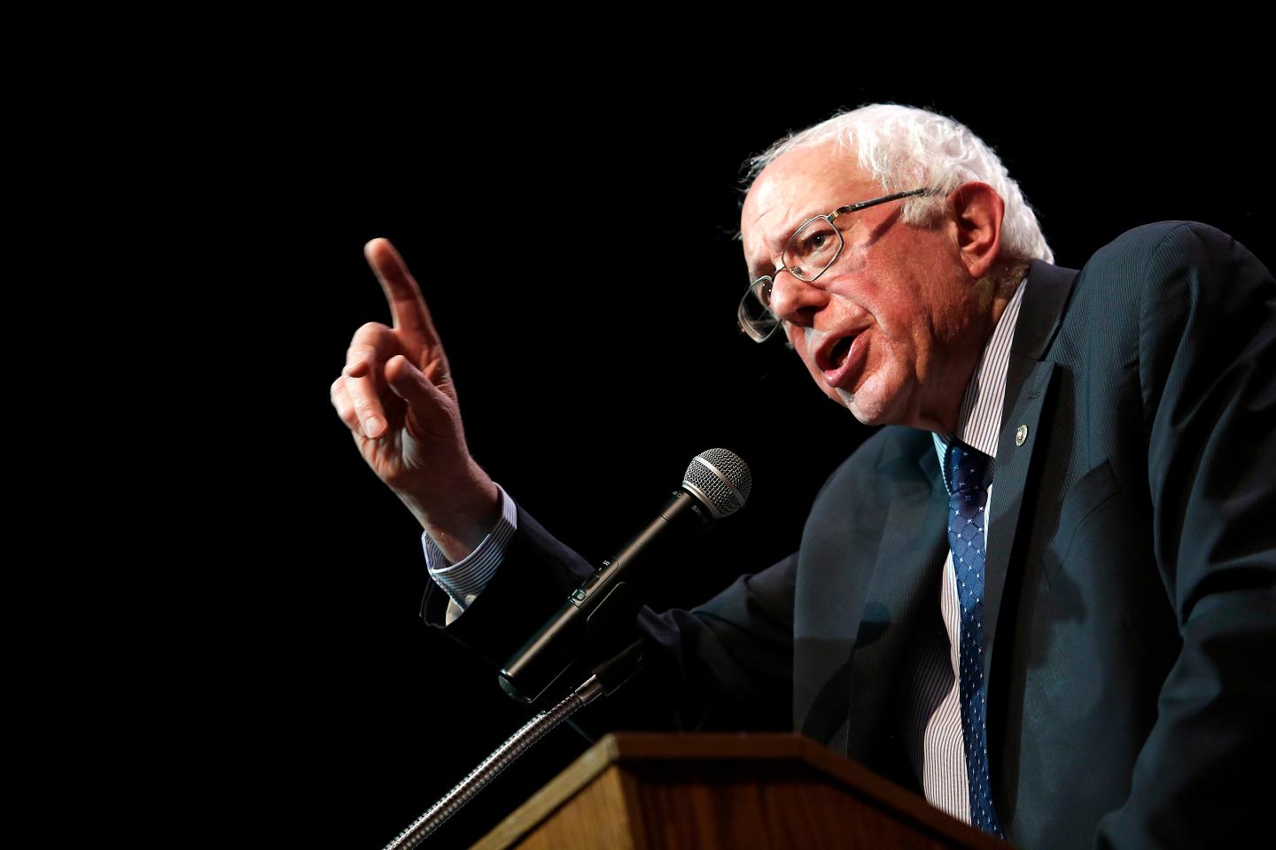 Bernie Sanders Holds Press Conference With Activists In Chicago