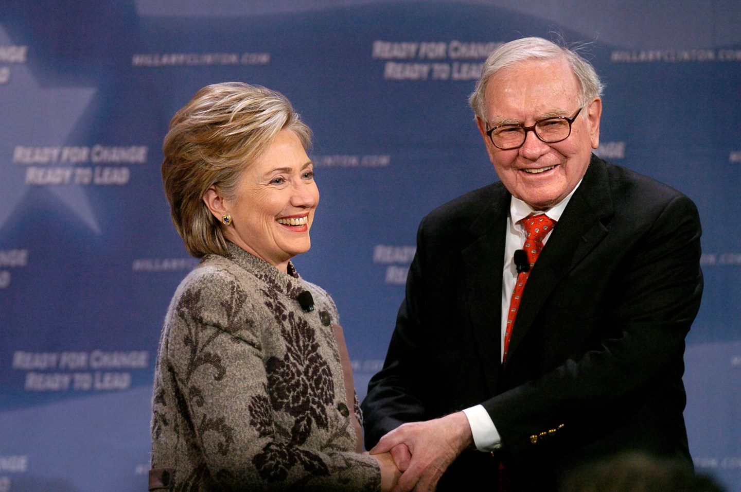 U.S. Senator Hillary Clinton, a Democrat from New York and 2