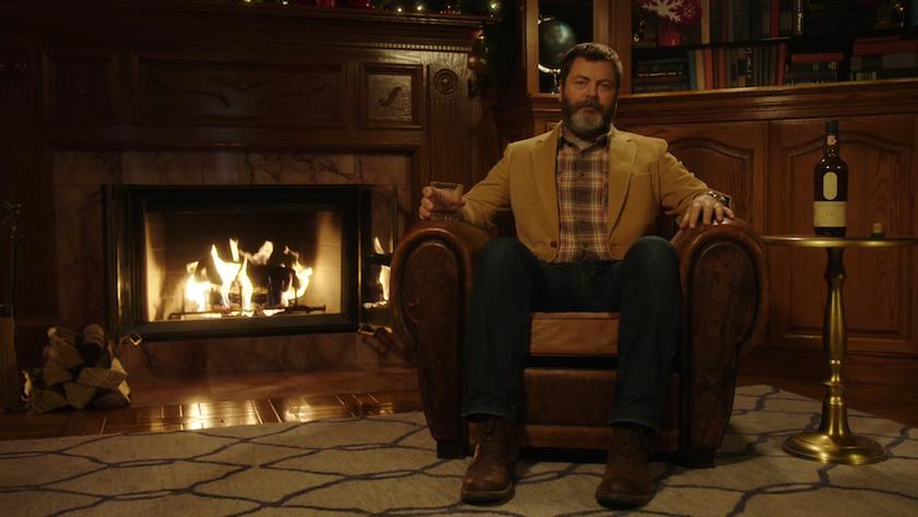 Watch Nick Offerman Sip Scotch for 45 Minutes