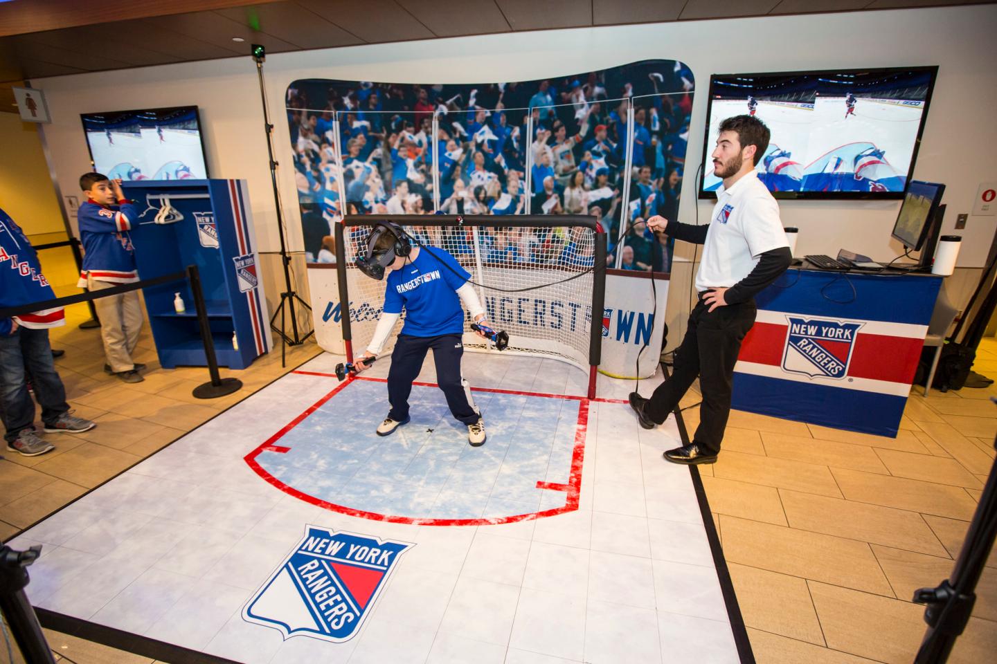 Now Anyone Can Play Goalie for the New York Rangers