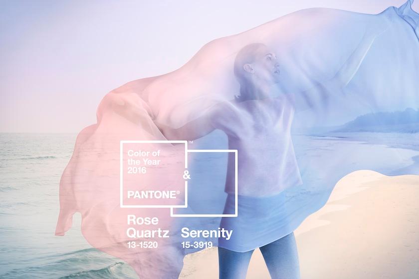 For 2016: Rose Quartz and Serenity