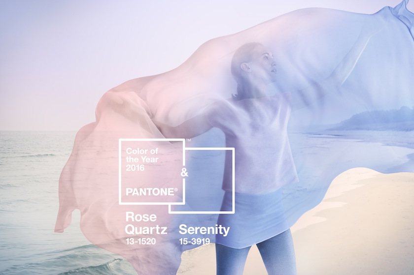 For 2016: Rose Quartz and Serenity