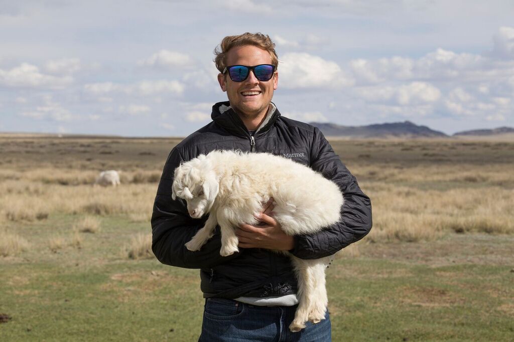 Matthew Scanlan, CEO and co-founder of Naadam Cashmere, travels to Mongolia to work with nomadic Mongolian herders.
