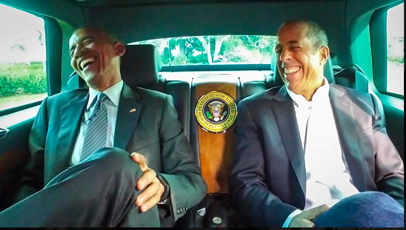 Jerry Seinfeld and Barack Obama, Comedians in Cars Getting Coffee
