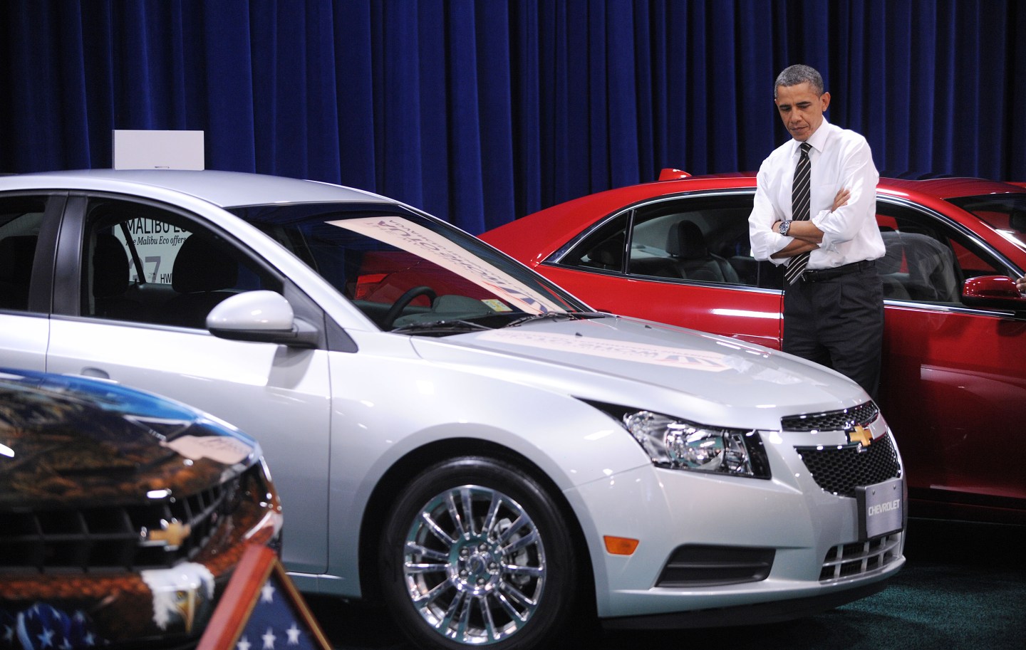 President Obama Visits The DC Auto Show 2016