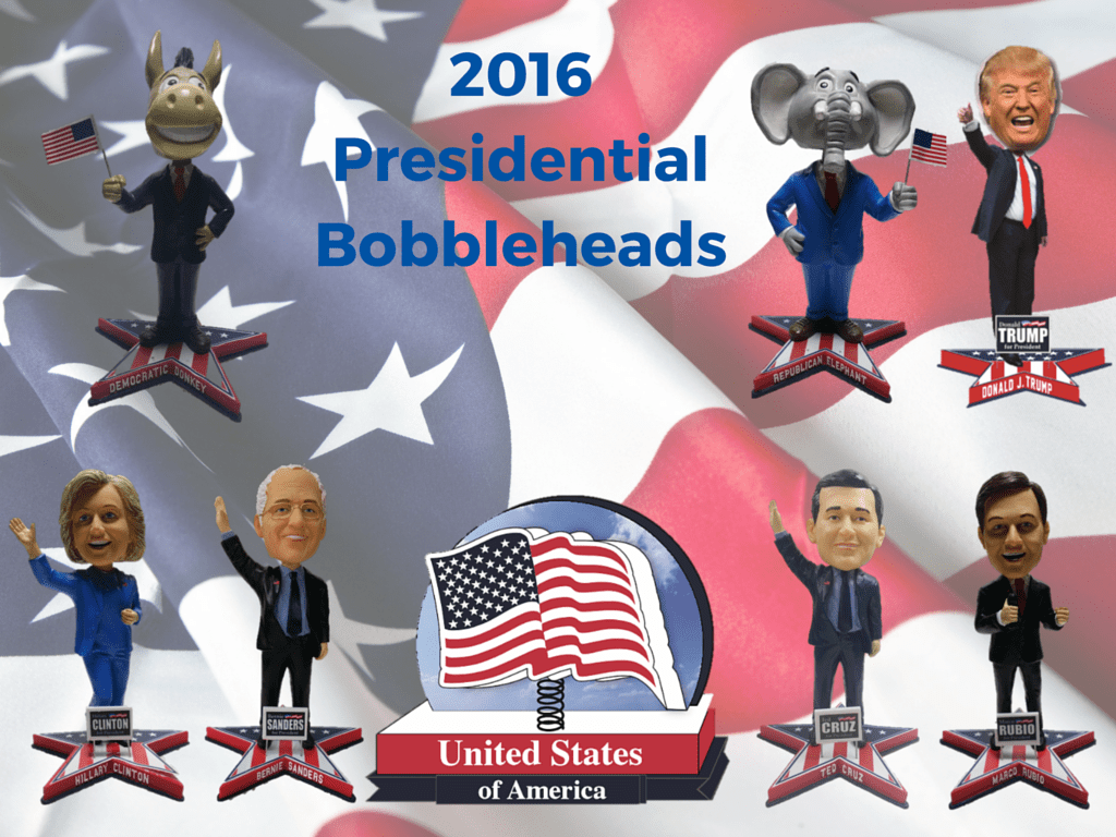 Now There’s a Kickstarter for Presidential Bobbleheads