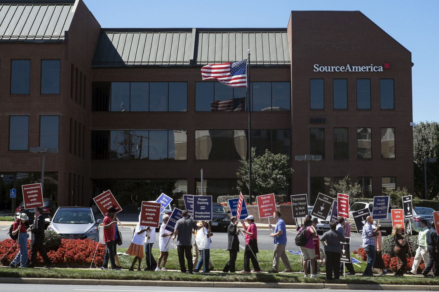 SourceAmerica Protests 2014
