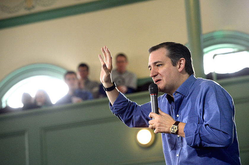 Ted Cruz Holds Town Hall Meeting In Exeter, New Hampshire