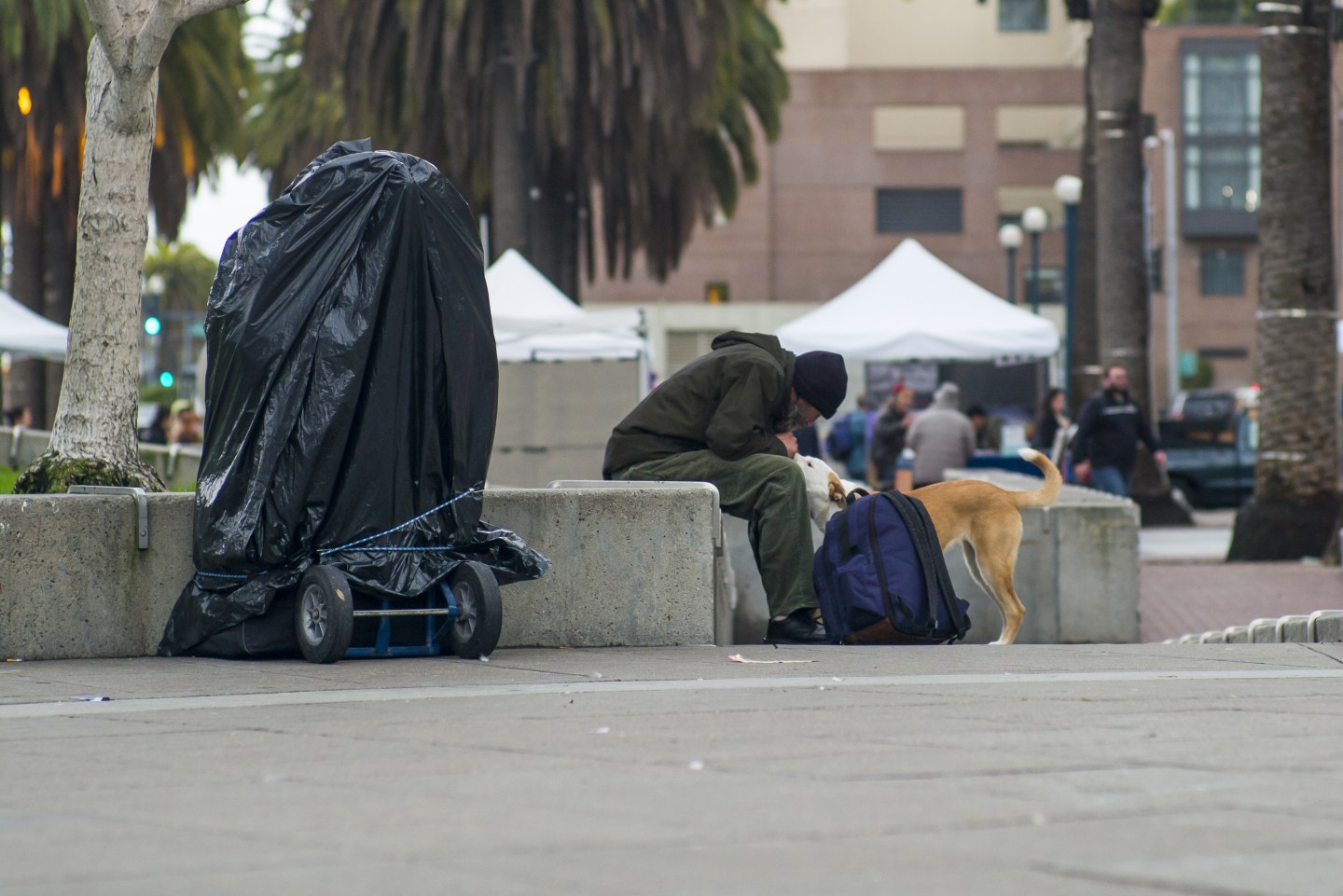 San Francisco Nudges Homeless Away From Super Bowl Fan Village