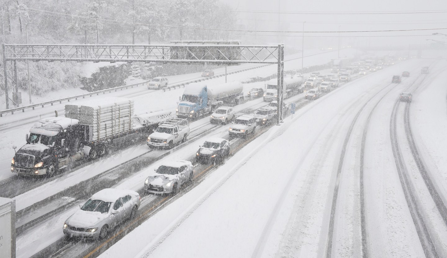 APTOPIX Big Snowstorm Tennessee