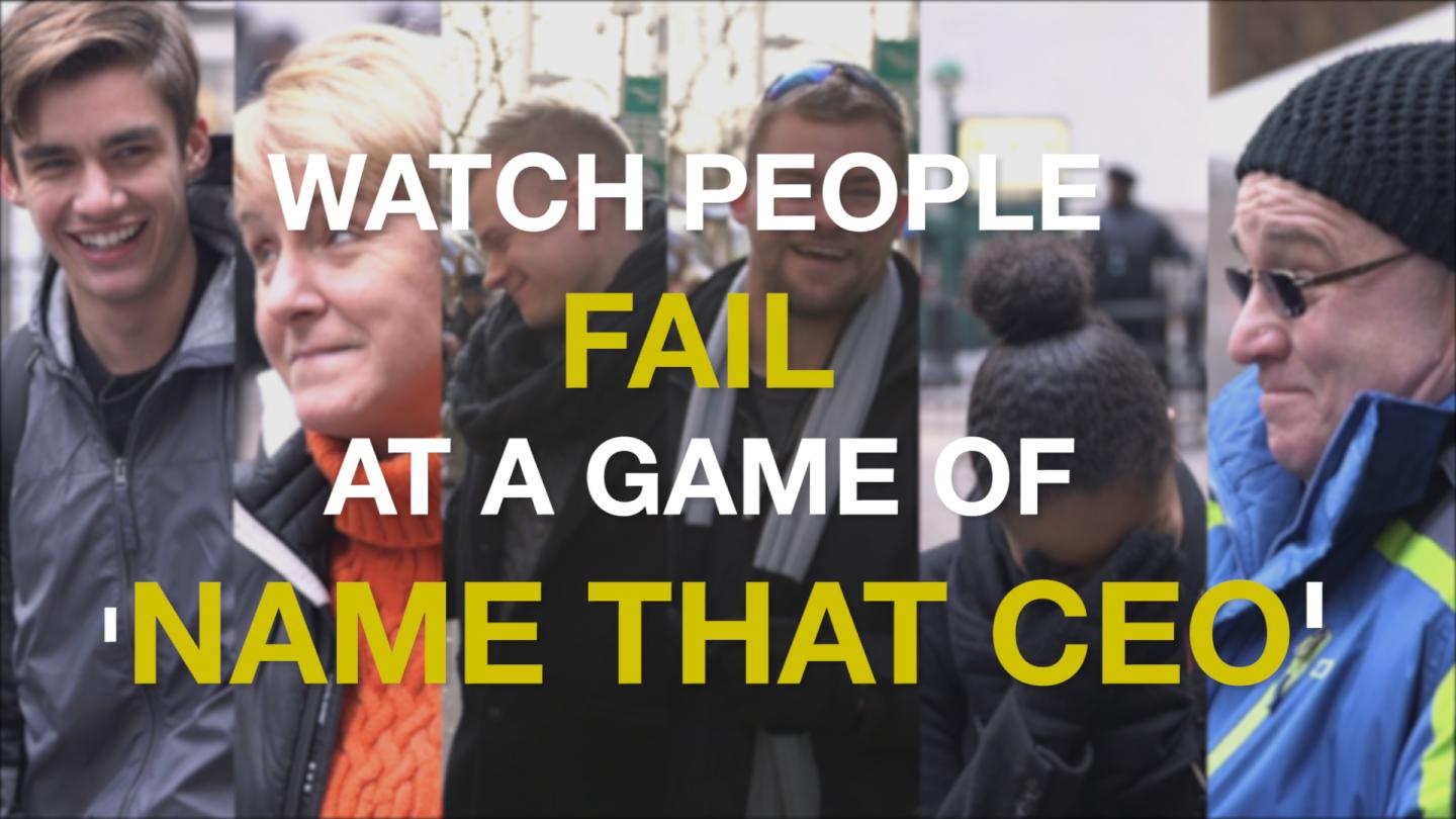New Yorkers Really Don’t Know Their Fortune 500 CEOs