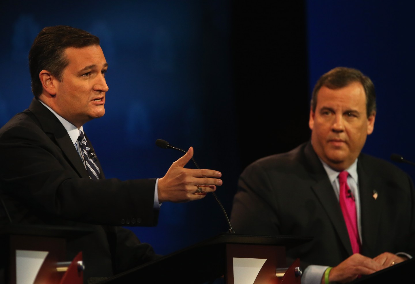 Ted Cruz and Chris Christie