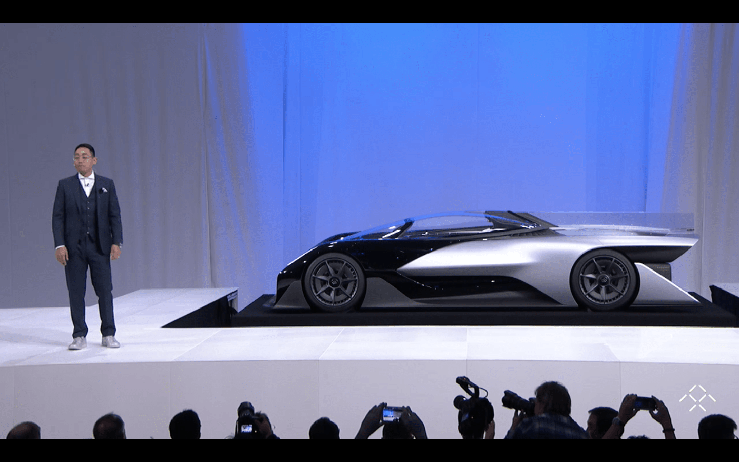 Faraday Future FFZERO1 concept car at CES 2016