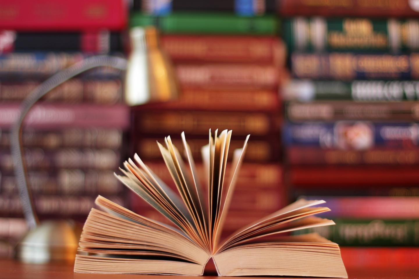 Disclosed book on table at library
