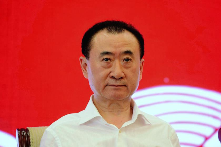 Wang Jianlin And Liu Chuanzhi Attend China Brand Forum In Beijing
