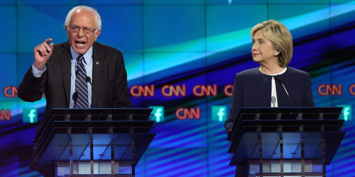 Bernie Sanders Keeps Attacking Hillary Clinton Over Wall Street Ties ...