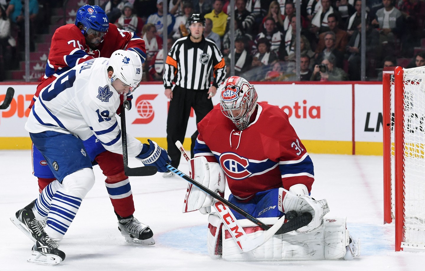 MONTREAL, QC - OCTOBER 24: of the Montreal Canadiens of the Toronto Maple Leafs in the NHL game at the Bell Centre on October 24, 2015 in Montreal, Quebec, Canada. (Photo by Francois Lacasse/NHLI via Getty Images) *** Local Caption ***