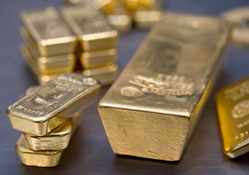Gold, gold bullions.