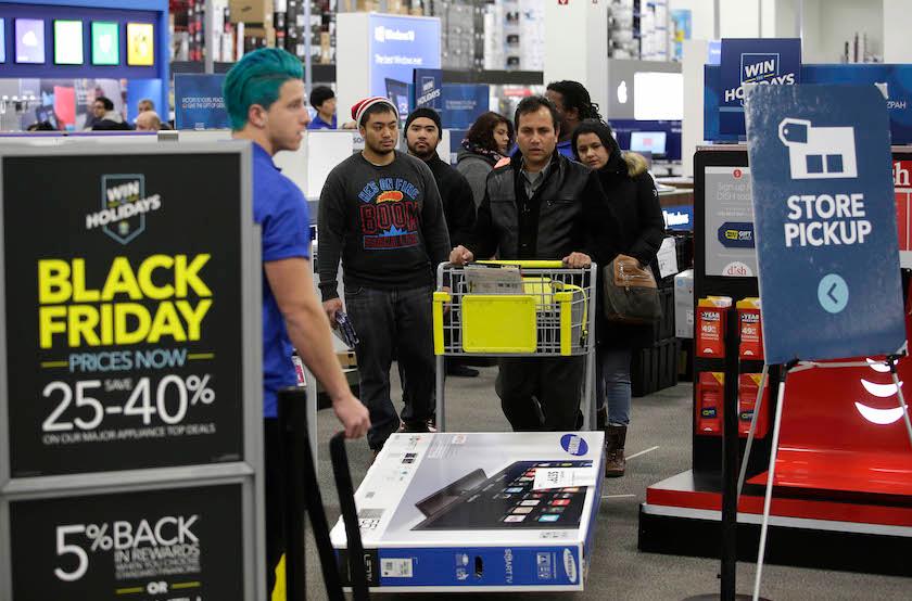 Retailers Offer Deep Discounts On Annual Black Friday Shopping Day