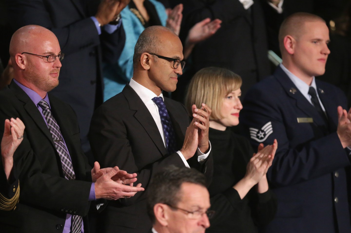 WASHINGTON, DC - JANUARY 12: delivers the State of the Union speech before members of Congress in the House chamber of the U.S. Capitol January 12, 2016 in Washington, DC. In his last State of the Union, President Obama reflected on the past seven years in office and spoke on topics including climate change, gun control, immigration and income inequality. (Photo by Chip Somodevilla/Getty Images)
