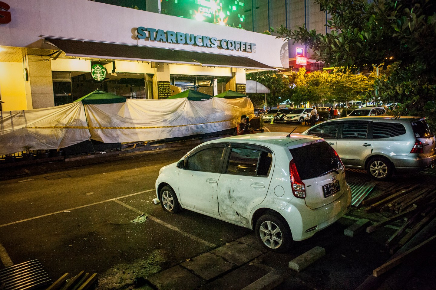 Multiple Explosions In Central Jakarta